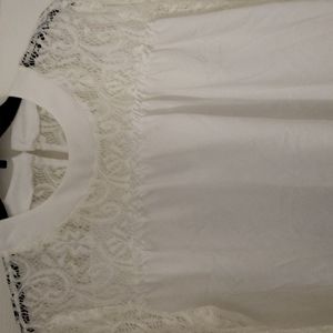 Chiffon and Lace Top  New without tags